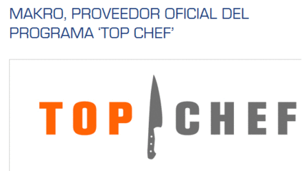Makro proveedor oficial de Top Chef España 2013